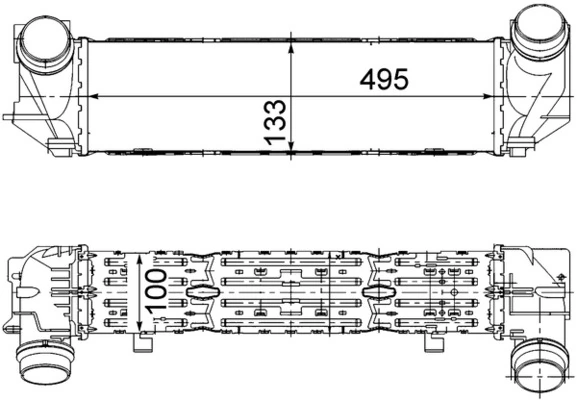 Intercooler, échangeur MAHLE CI 476 000S