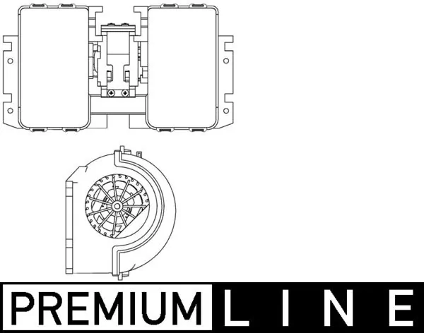Pulseur d'air habitacle MAHLE AB 180 000P