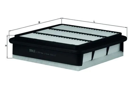 MAHLE LX2834 — Фільтр повітряний (вир-во Knecht-Mahle)