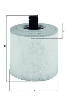 MAHLE LX3015/16 — Повітряний фільтр