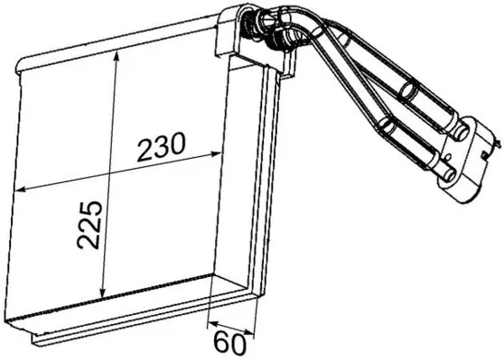 Évaporateur climatisation MAHLE AE 95 000P