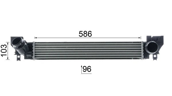 Intercooler, échangeur MAHLE CI 627 000P