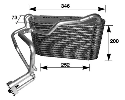 Évaporateur climatisation MAHLE