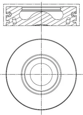Piston MAHLE 013 PI 00137 000