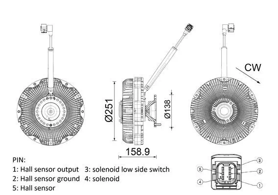 Embrayage, ventilateur de radiateur
