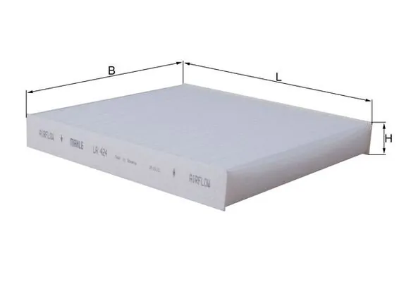 MAHLE LA424 — Фільтр салону (вир-во Knecht-Mahle)