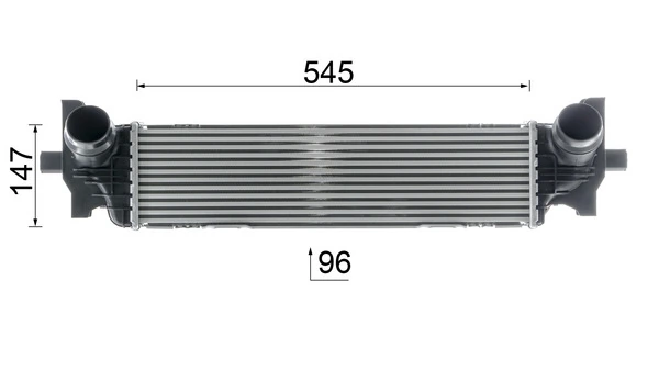 Intercooler, échangeur MAHLE CI 660 000P
