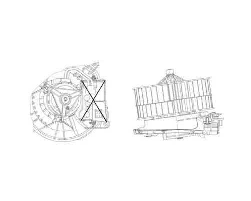 Pulseur d'air habitacle MAHLE AB 25 000P