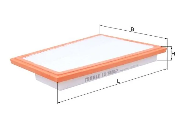 MAHLE LX1850/2 — Фільтр повітряний