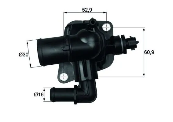 Thermostat, liquide de refroidissement MAHLE TI 150 88
