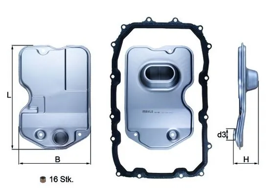MAHLE HX160KIT — Фільтр АКПП