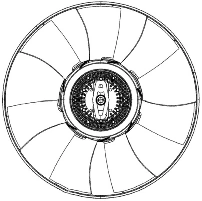 MAHLE CFF 492 000P — Муфта вентилятора