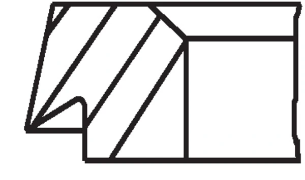 Jeu de segments de pistons MAHLE 145 30 N0