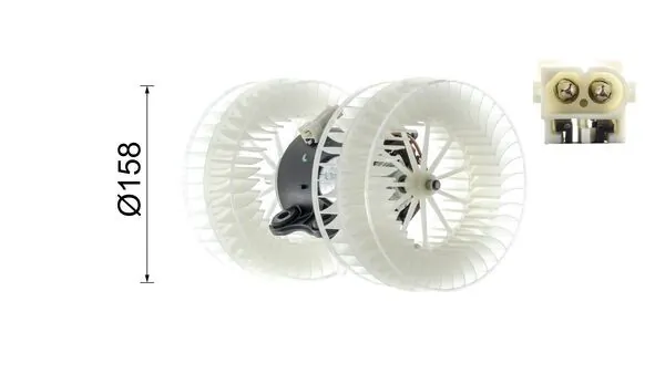 Pulseur d'air habitacle MAHLE AB 40 000P