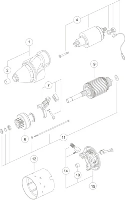 Démarreur MAHLE MS 115