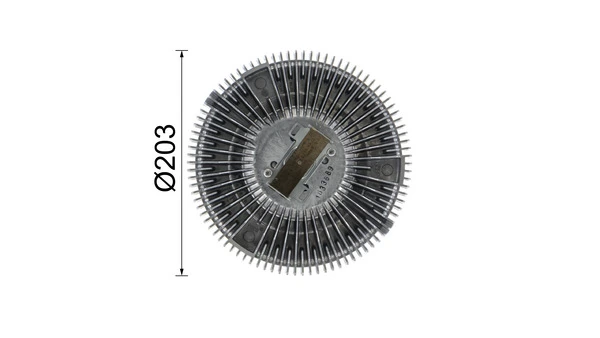 Embrayage, ventilateur de radiateur MAHLE CFC 35 000P