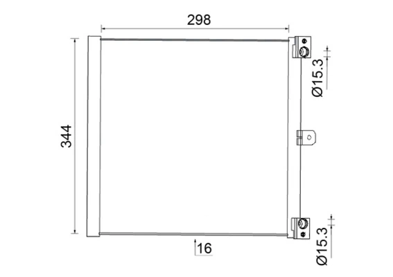 Condenseur, climatisation MAHLE AC 948 000S