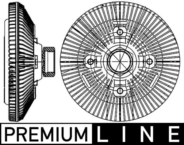 Embrayage, ventilateur de radiateur MAHLE CFC 209 000P