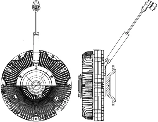 Embrayage, ventilateur de radiateur MAHLE CFC 172 000P