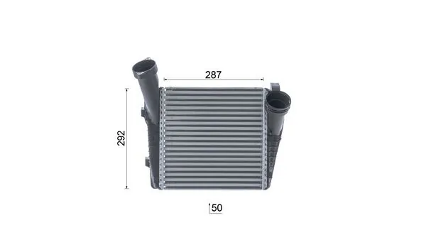 Intercooler, échangeur MAHLE CI 141 000P