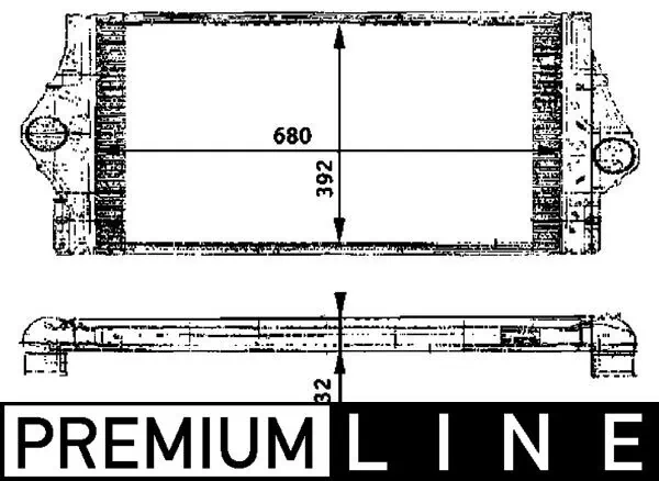Intercooler, échangeur MAHLE CI 58 000P