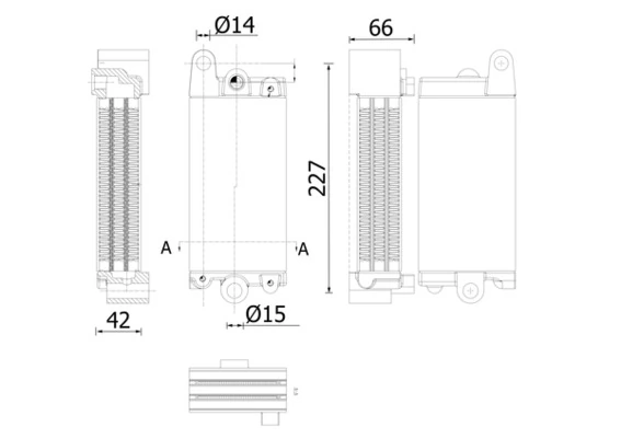 Radiateur d'huile MAHLE CLC 315 000S