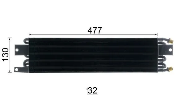 Condenseur, climatisation MAHLE AC 356 000P