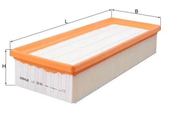 MAHLE LX2046 — Фільтр повітряний
