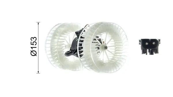 Pulseur d'air habitacle MAHLE AB 39 000P