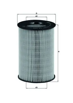 MAHLE LX1805 — Фільтр повітряний (вир-во Knecht-Mahle)