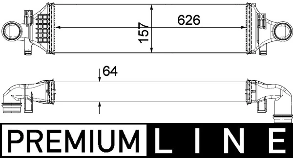 Intercooler, échangeur MAHLE CI 480 000P