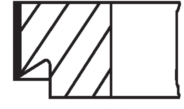 Jeu de segments de pistons MAHLE 008 58 N0