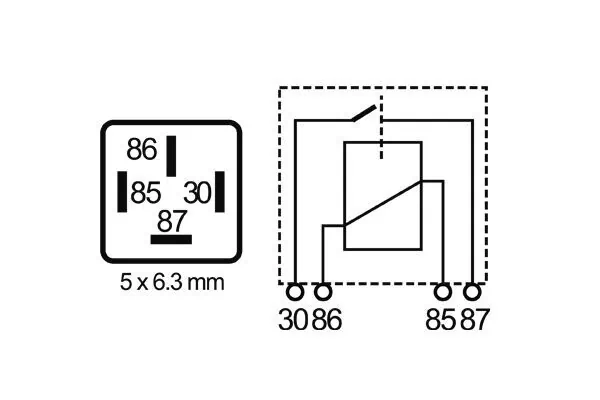 Relais, courant de travail MAHLE MR 72