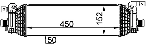 Intercooler, échangeur MAHLE CI 326 000P