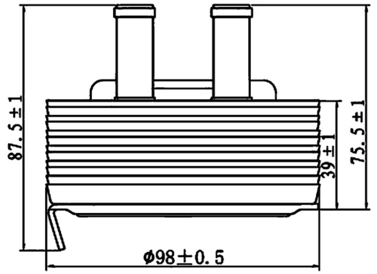 Radiateur d'huile MAHLE CLC 197 000S