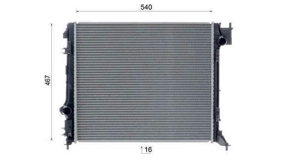 Radiateur, refroidissement du moteur MAHLE CR 2241 000S