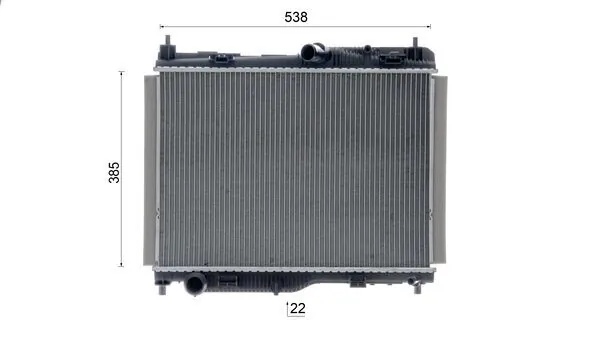 Radiateur, refroidissement du moteur MAHLE CR 1139 000S