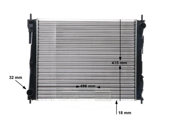 Radiateur, refroidissement du moteur MAHLE CR 921 000S