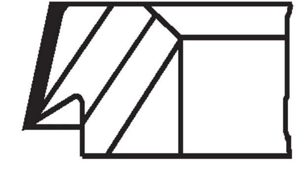 Jeu de segments de pistons MAHLE 145 71 N0