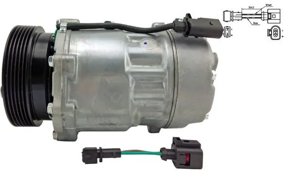 Компресор кондиціонера MAHLE (ACP 191 000S)