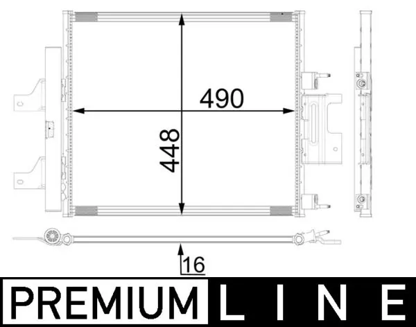 Condenseur, climatisation MAHLE AC 26 000P