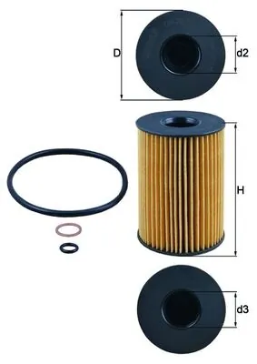 MAHLE OX353/7D