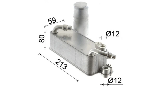 Condenseur, climatisation MAHLE AC 1125 000P