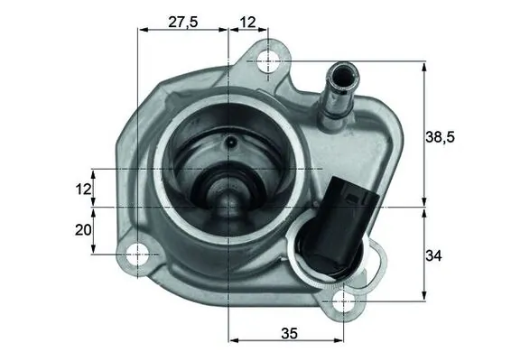 Thermostat, liquide de refroidissement MAHLE TI 29 87