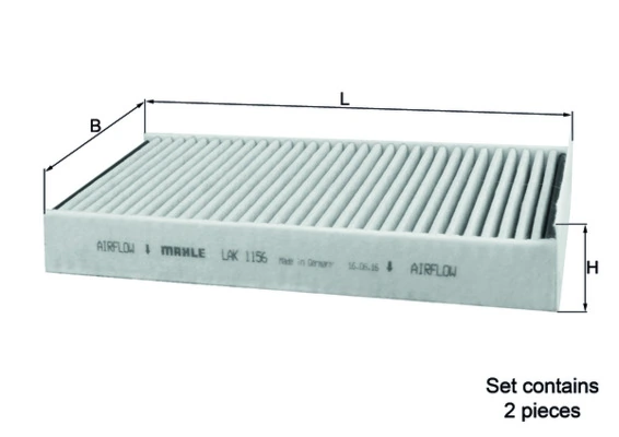 MAHLE LAK1156/S — Фільтр салону