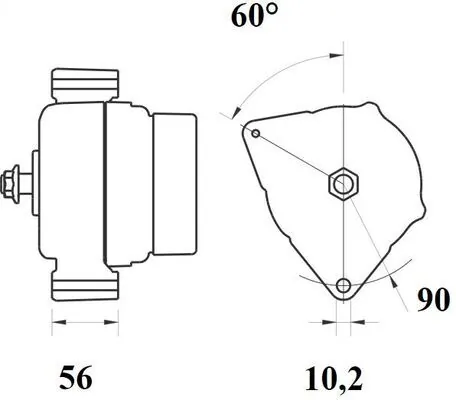 Alternateur MAHLE MG 613