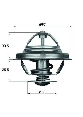 MAHLE TX2780D — Термостат