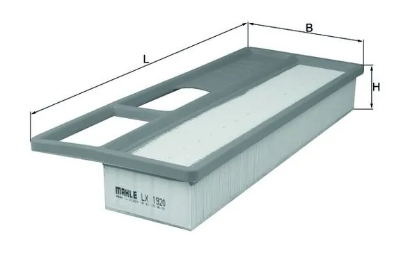 MAHLE LX1920 — Фільтр повітряний (вир-во Knecht-Mahle)