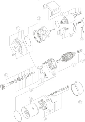 Démarreur MAHLE MS 203
