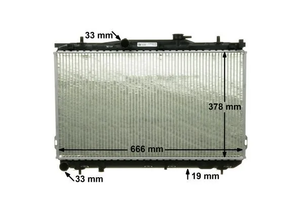 Radiateur, refroidissement du moteur MAHLE CR 1313 000P
